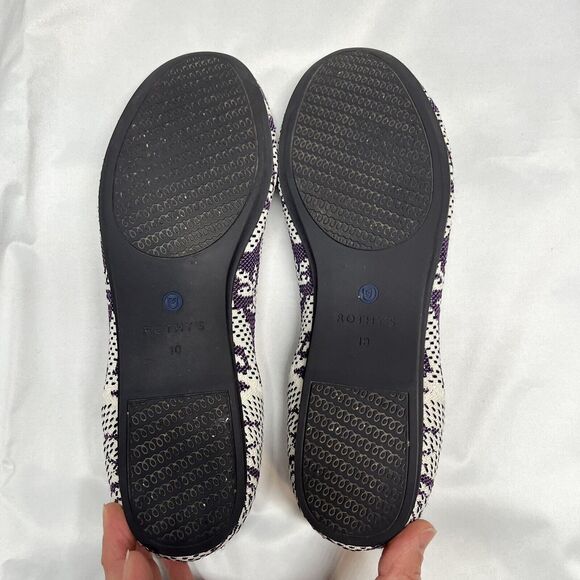 Rothy's The Flat Round Women’s 10 Secret Garden Floral Wisteria Violet Retired - Picture 7 of 10